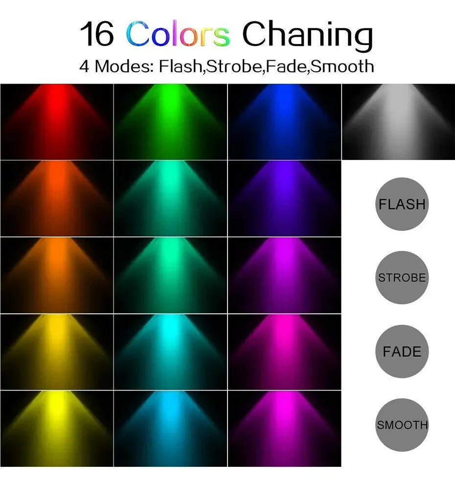 16Color Changing LED RGB Globe Light Bulbs