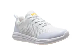 AdTec Womens Lightweight Non-Slip White Work Shoes