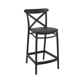 Alexandra Cross Counter Stool Set of 4