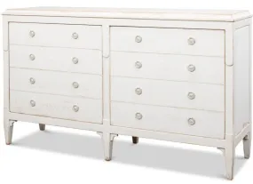 Antique White Faux Drawer Sideboard