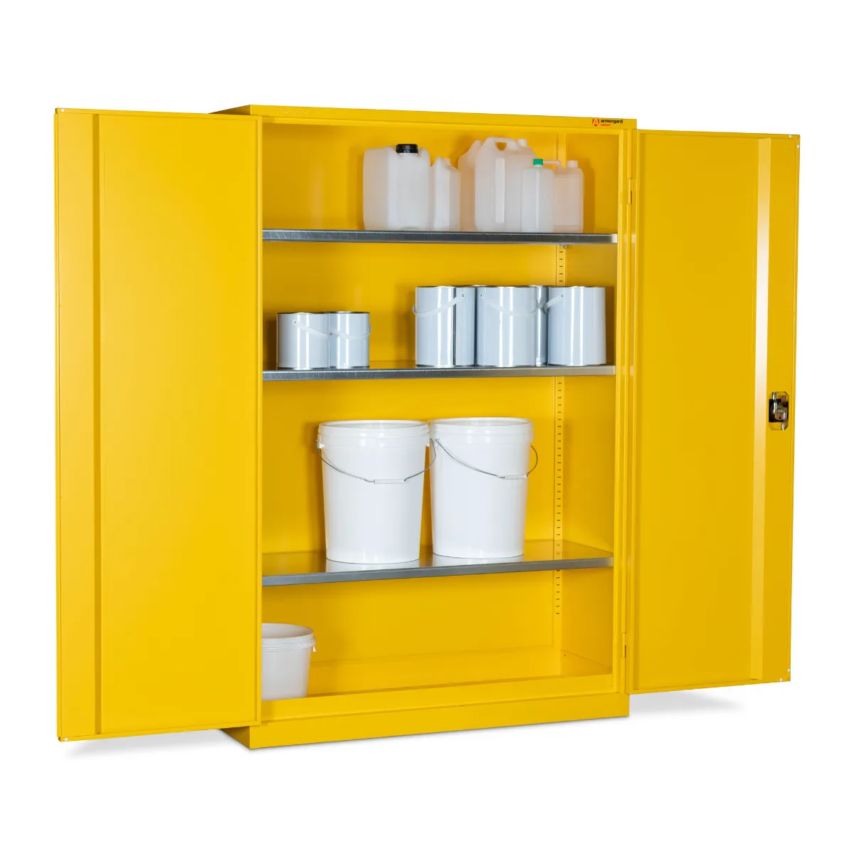 Armorgard HFC6 Safestor Hazardous Floor Cupboard 1200mm x 480mm x 1800mm Secure Storage Solution