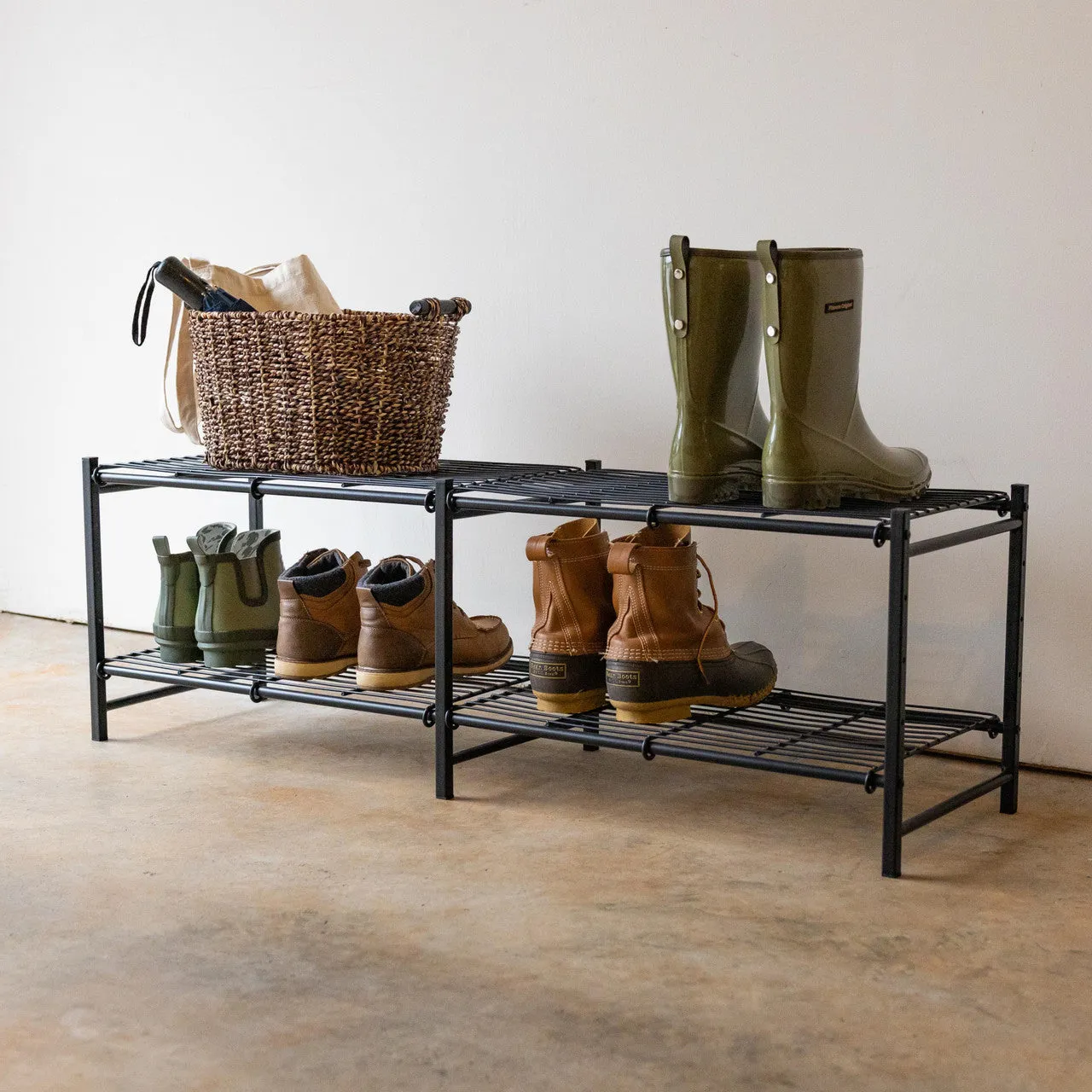 Aspen Modular Shoe Rack | Double