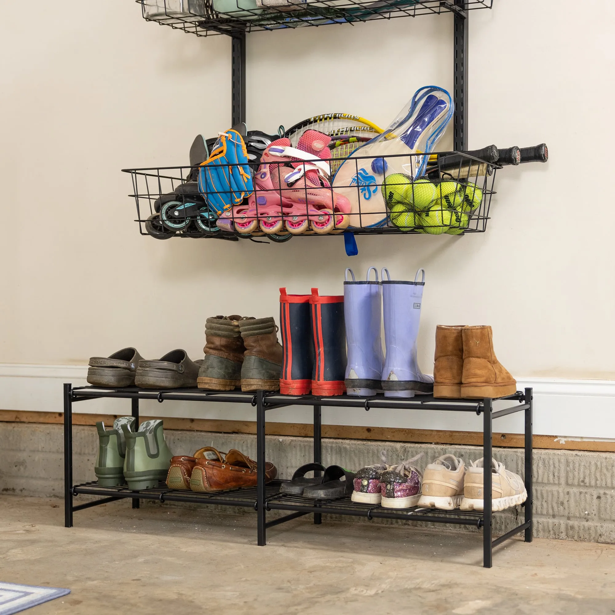 Aspen Modular Shoe Rack | Double