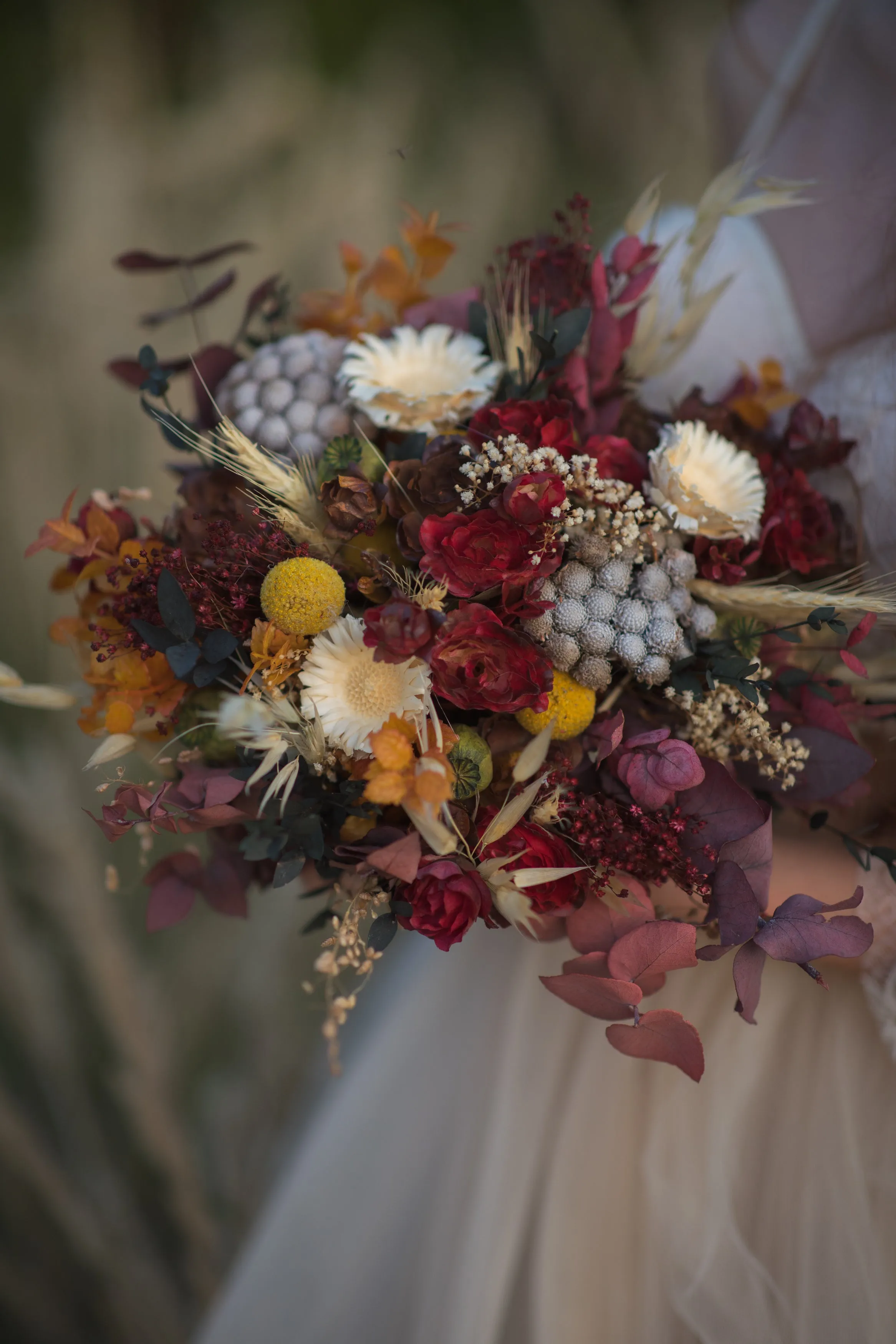 Autumn flower bouquet Natural Fall wedding Bridal accessories Autumn bride Customisable bouquet Long lasting bridal bouquet October wedding