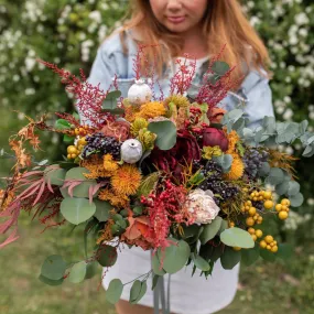 Autumn Wedding Bouquet Bridal Bouquet Flower Bridal Bouquet Woodland Bouquet Rustic Bouquet Bridesmaid Bouquet Natural Bouquet Magaela Fall