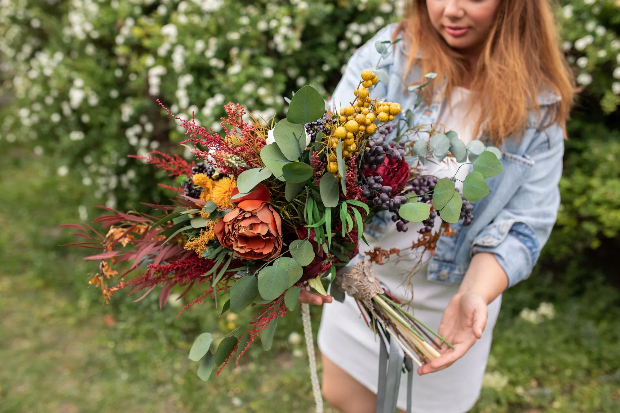 Autumn Wedding Bouquet Bridal Bouquet Flower Bridal Bouquet Woodland Bouquet Rustic Bouquet Bridesmaid Bouquet Natural Bouquet Magaela Fall