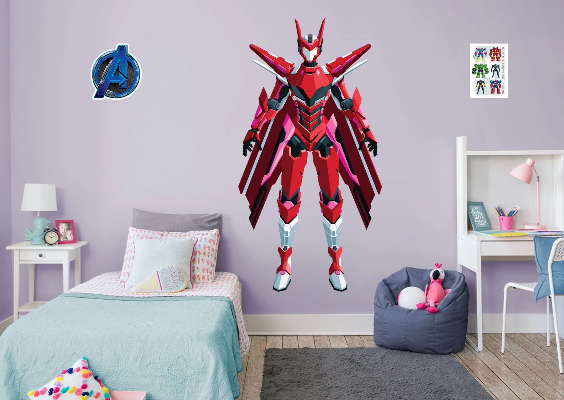 Avengers: Mech Strike: Scarlet Witch RealBig        - Officially Licensed Marvel Removable Wall   Adhesive Decal