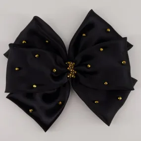 Black Chiffon Clip