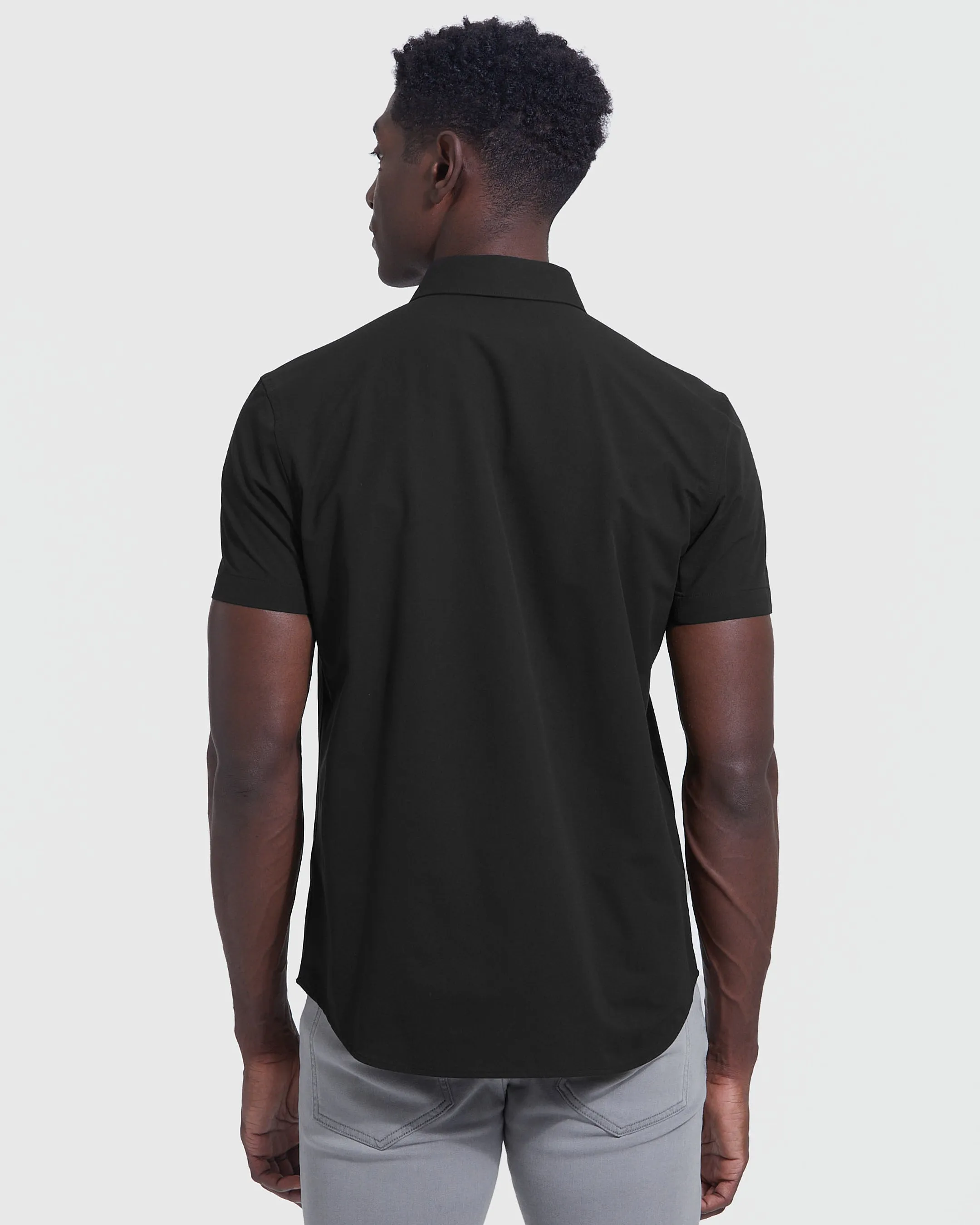 Black Commuter Short Sleeve Shirt