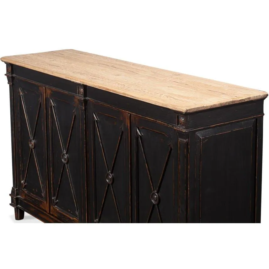 Black Royal Cross Arrow Buffet