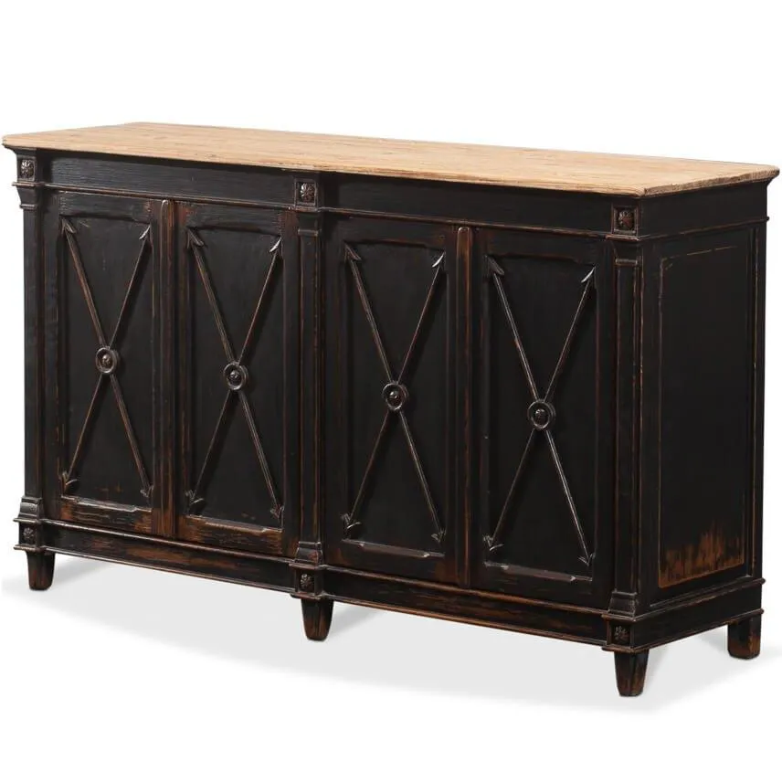 Black Royal Cross Arrow Buffet