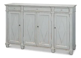 Blue Diamond Farmhouse Sideboard