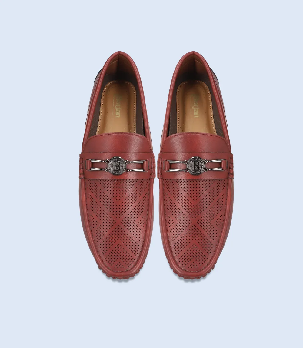 BM5138-MAROON-Men Loafers