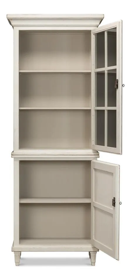 Bonnie White Farmhouse Bookcase