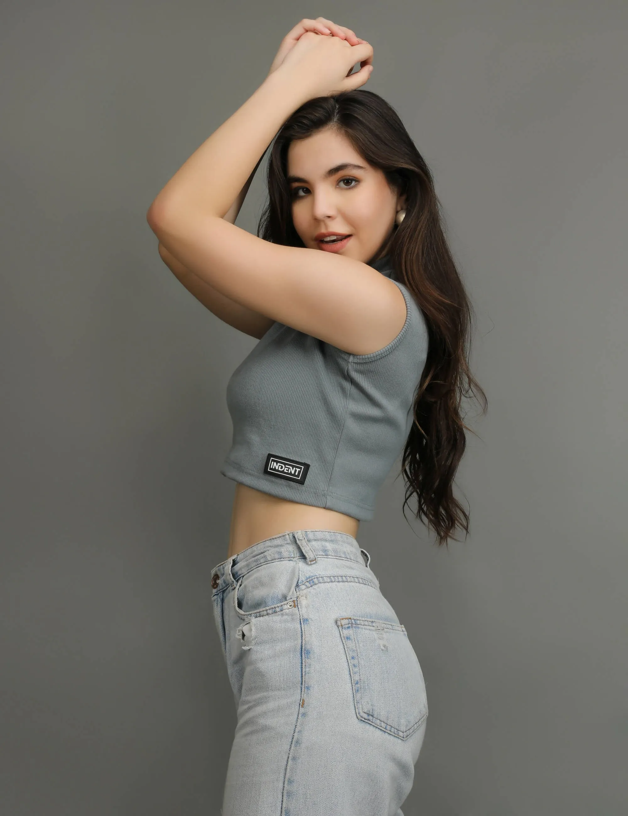 Chic Crop - Grey