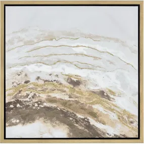 Contemporary Waves Framed Wall Art