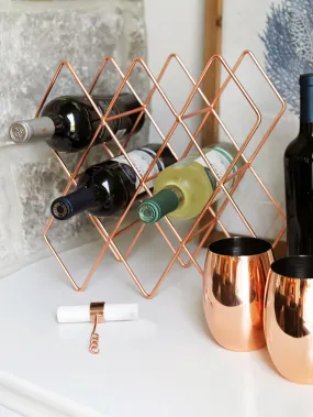 Copper Wine Rack