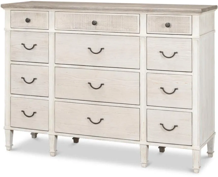 Cottage White Traditional Dresser