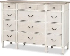 Cottage White Traditional Dresser