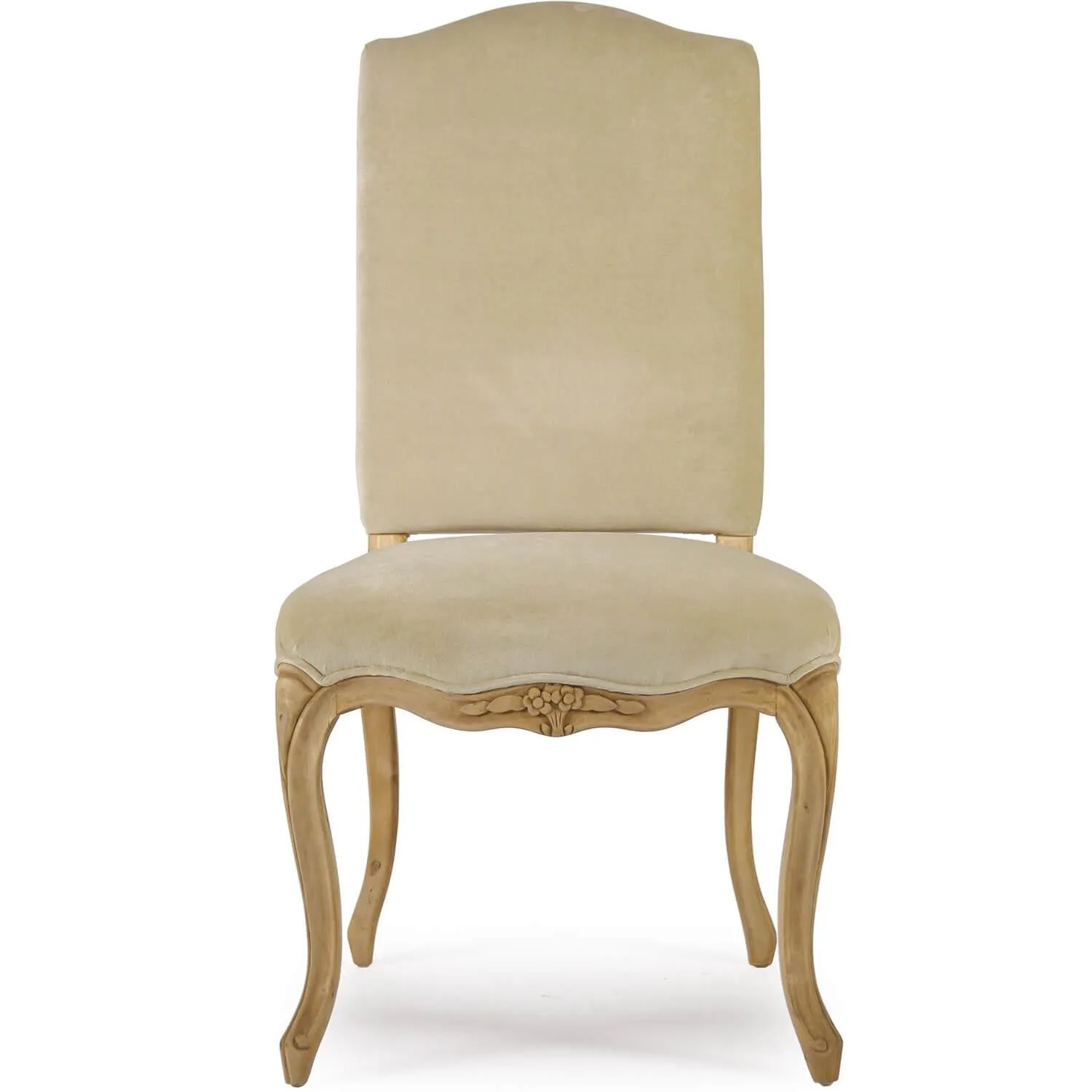 Cream Cushioned Back French Chairs