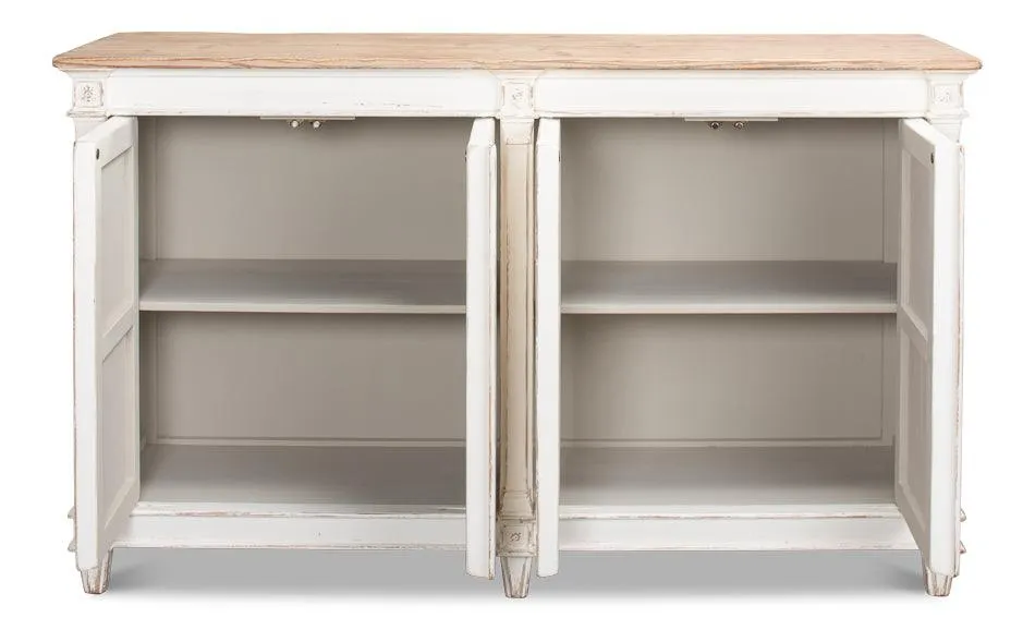 Crossbow Antique White Sideboard