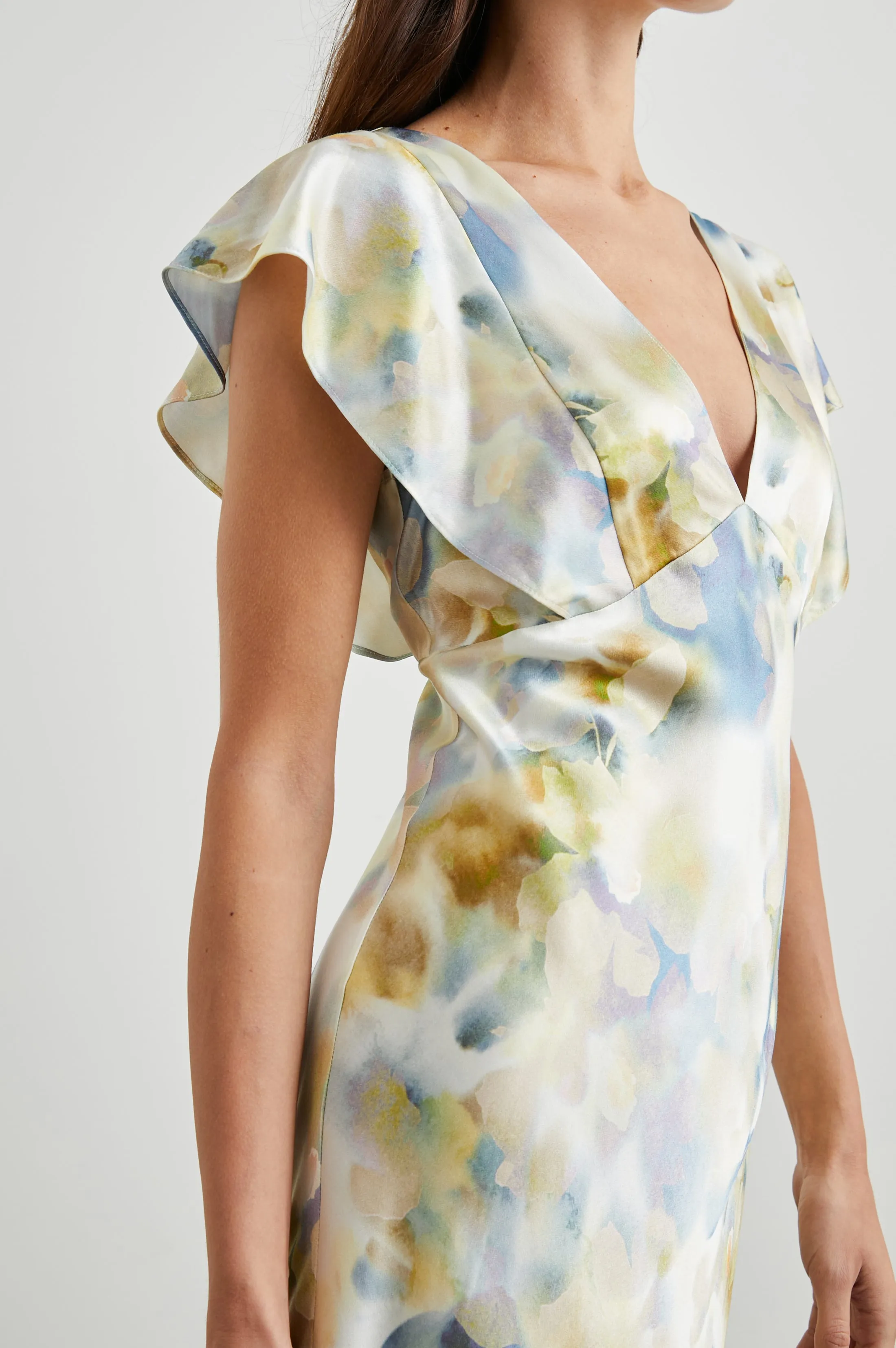 DINA DRESS - DIFFUSED BLOSSOM