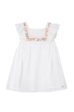 Dress - White Plumetis