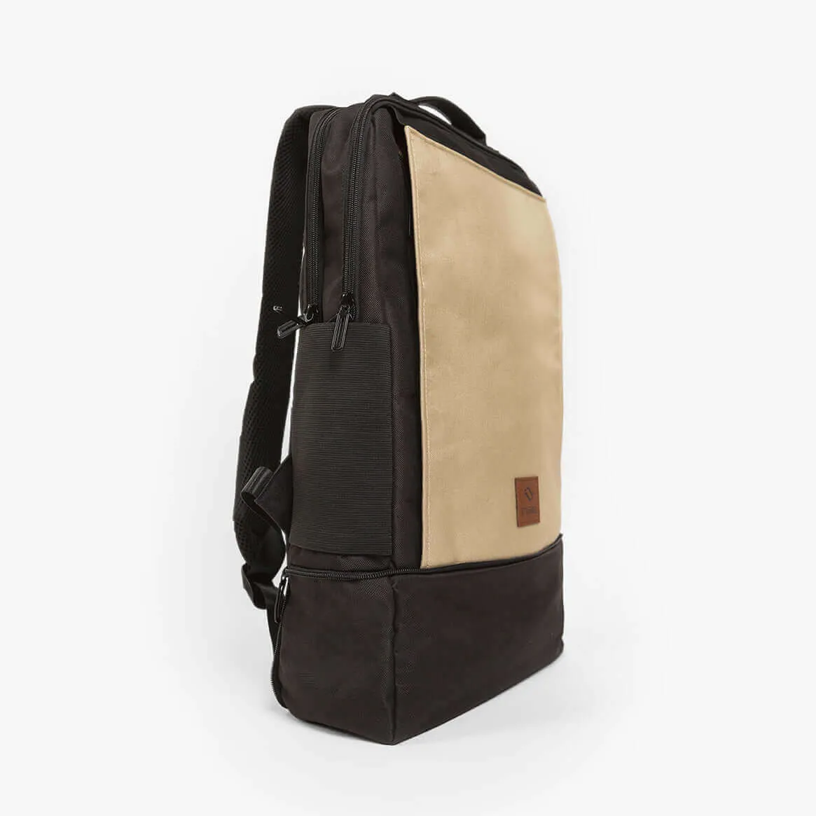 Driibe CITYC 2 in 1 Travel Laptop Backpack Black Beige