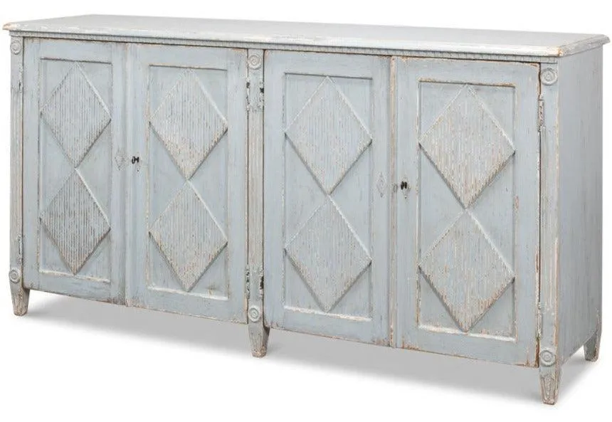 Dusty Blue Shabby Chic Buffet