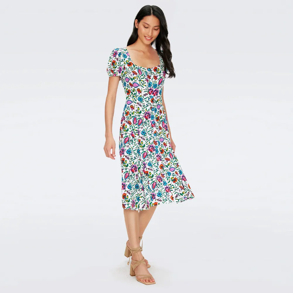 Elena Dress in Floral March