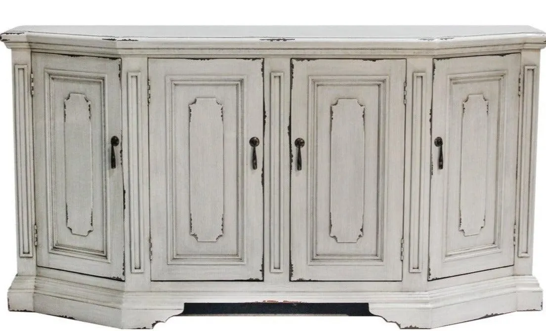 Farmhouse Curved 4-Door Buffet