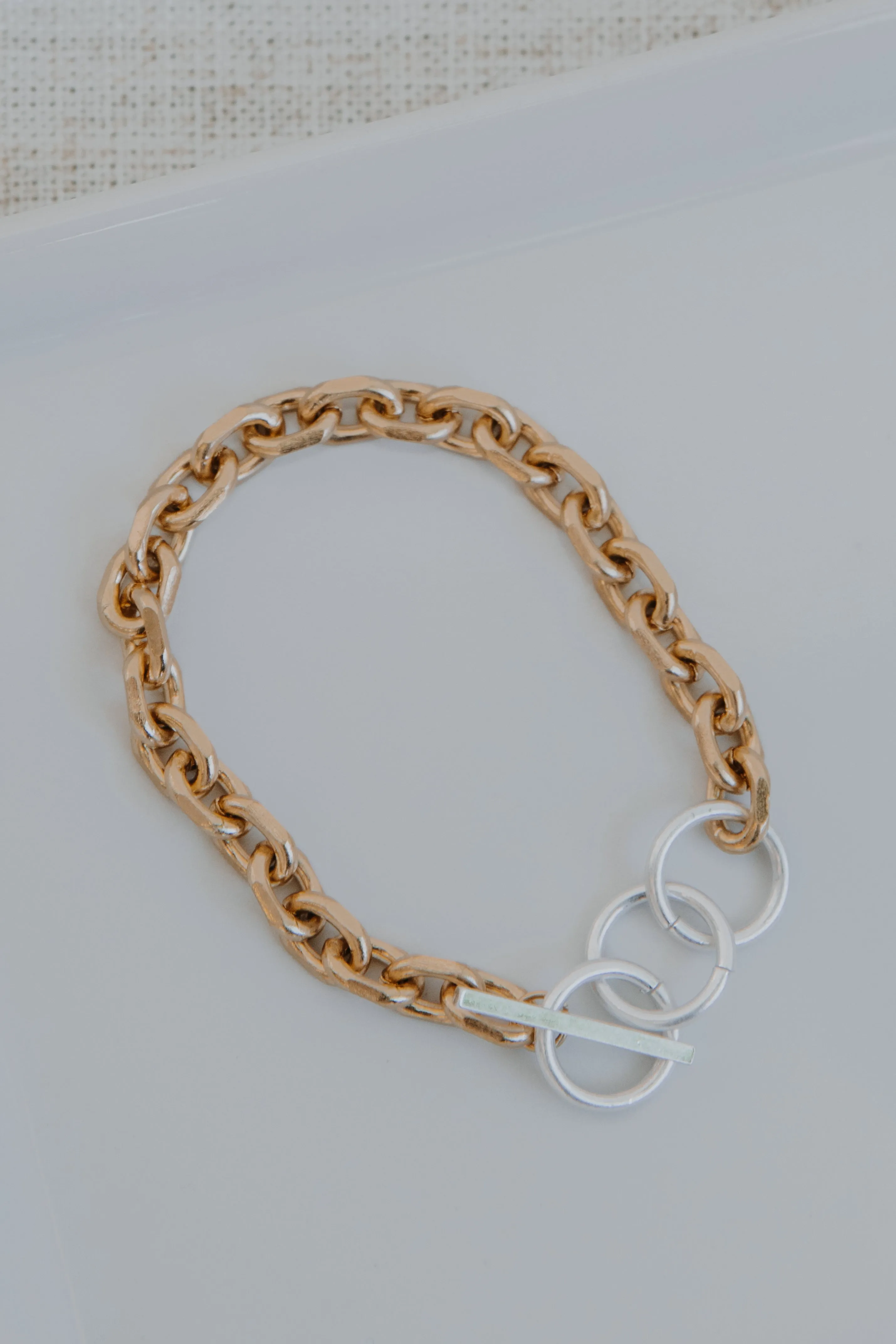 FINAL SALE - Bailey Gold Chain Bracelet