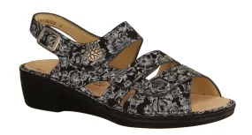 Finn Comfort Aversa Black Floral