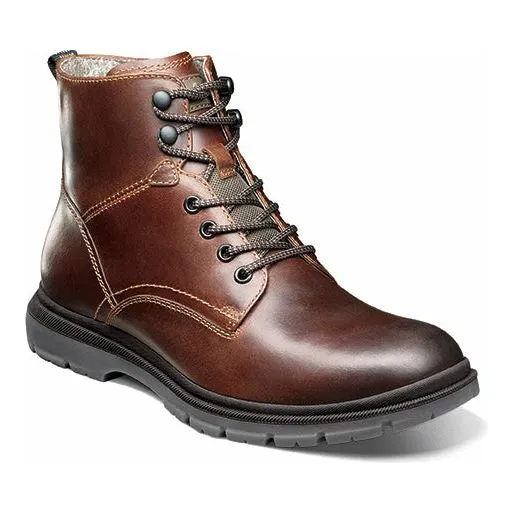 FLORSHEIM LOOKOUT PLAIN TOE LACE UP BOOT - FINAL SALE!