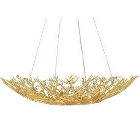 Gold Glam Coral Reef Chandelier