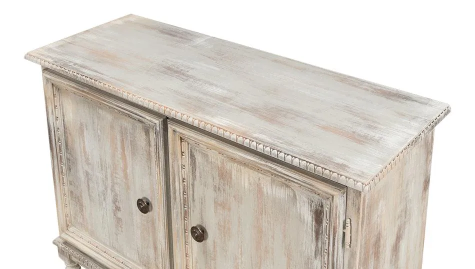 Gray Oak Tulipwood 2 Door Side Cabinet