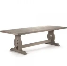 Gray Washed Farmhouse Dining Table