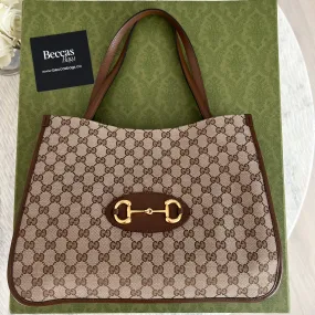 GUCCI Horsebit 1955 Tote Bag