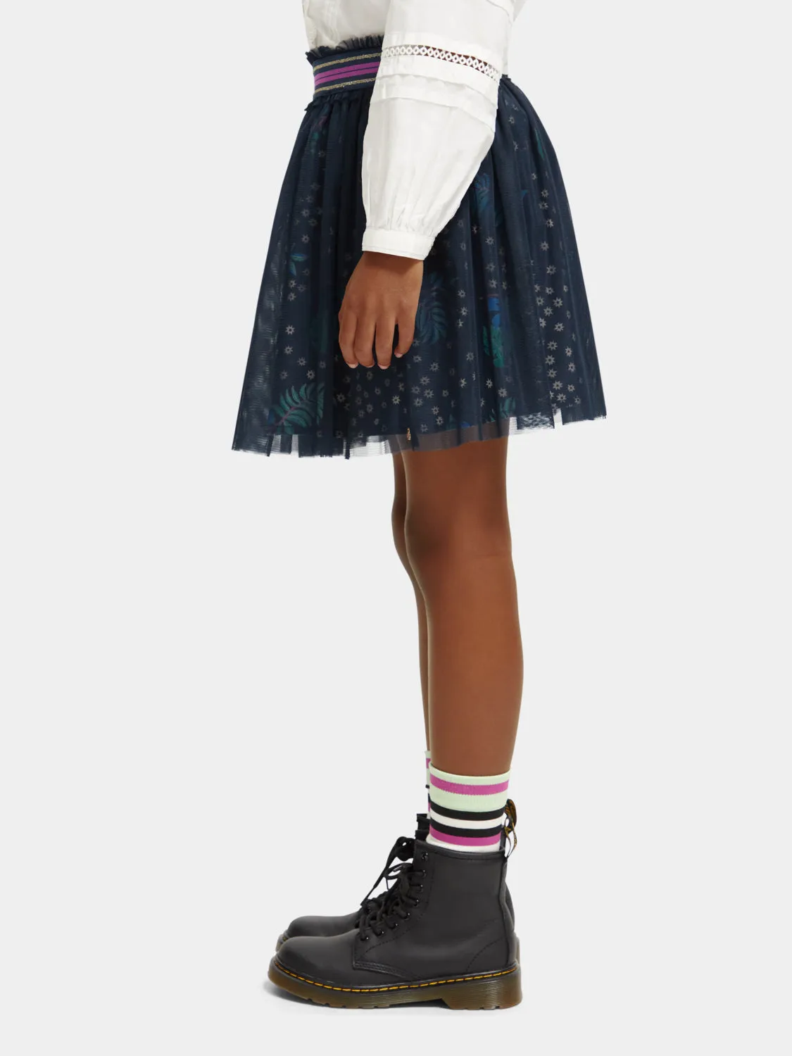 Kids - Tulle layered mini skirt