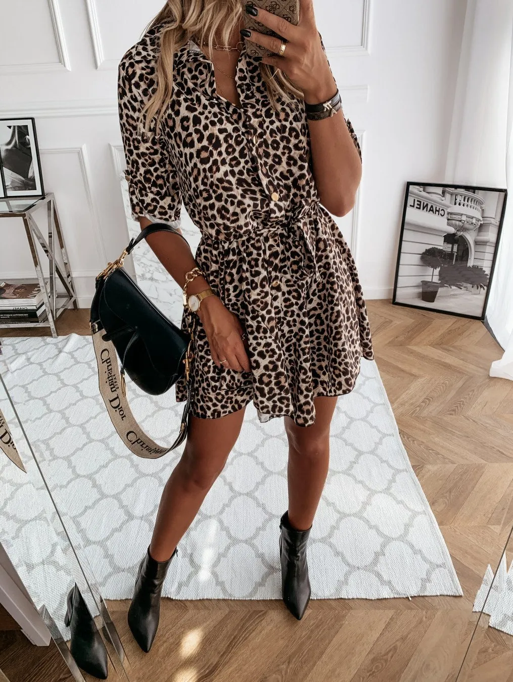 Kleid Safari-Chic