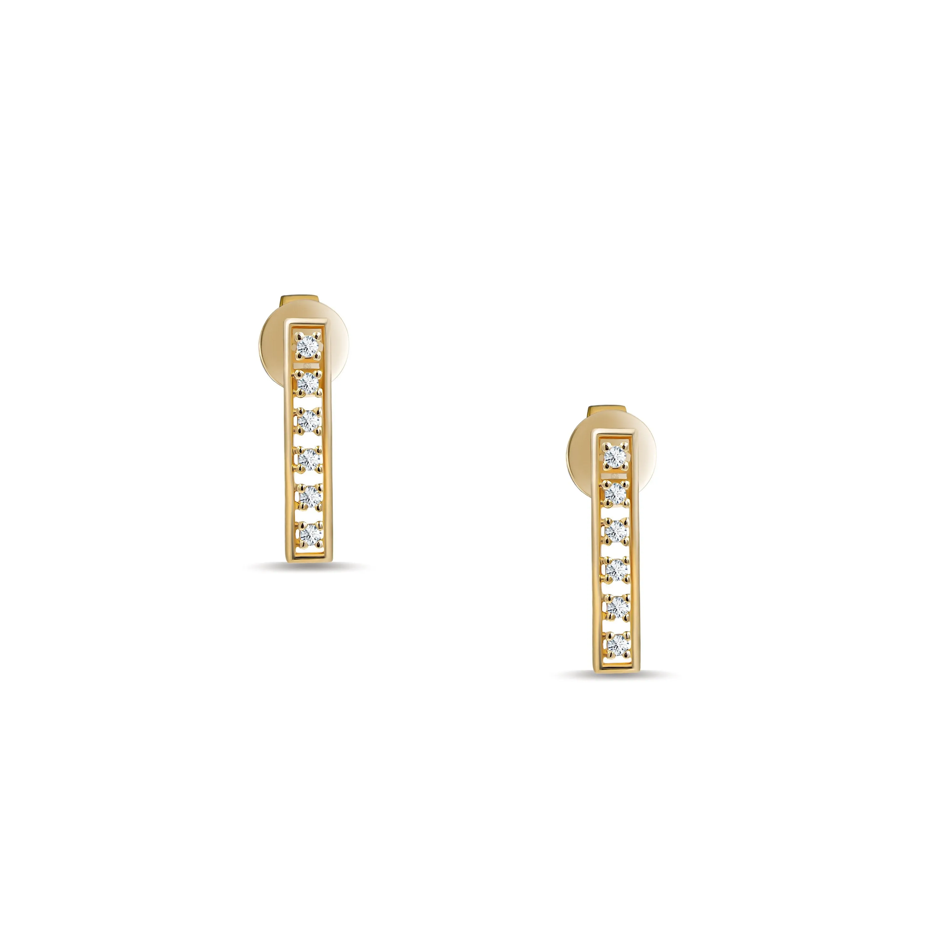 LADDER DIAMOND EARRINGS