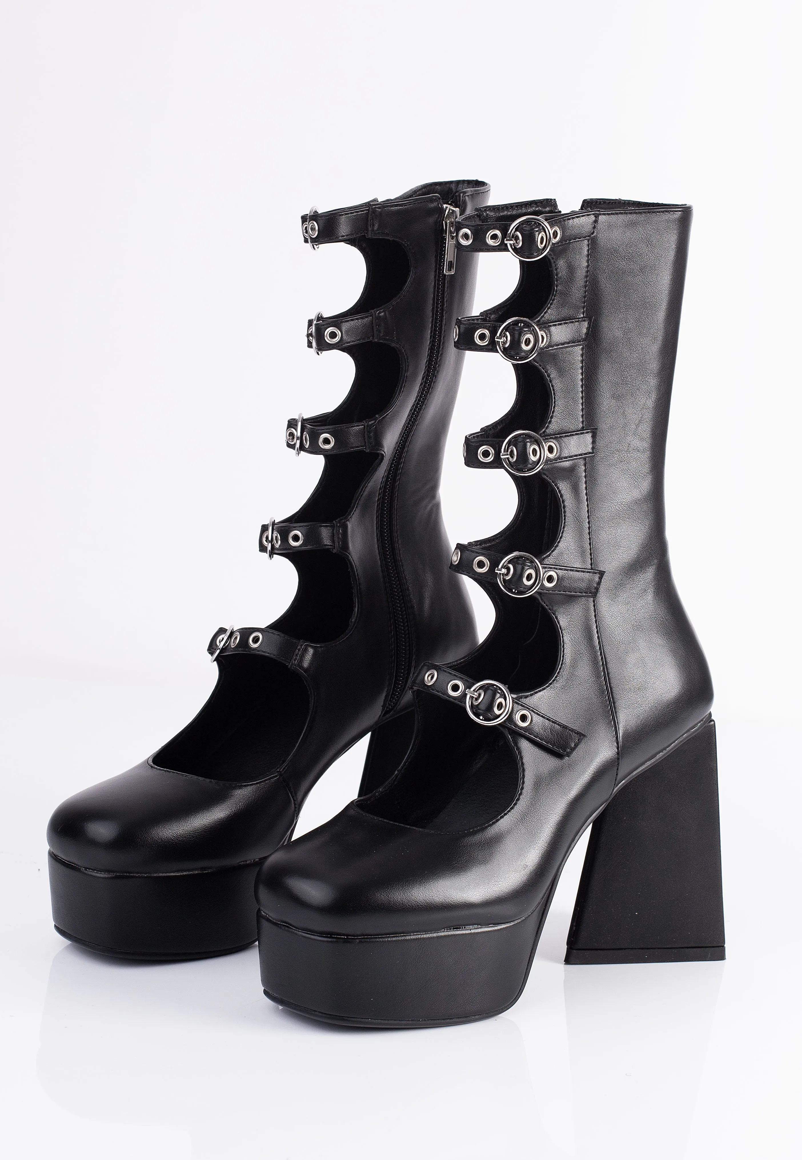 Lamoda - Padlock Platform Calf - Girl Shoes