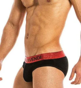 Modus Vivendi Briefs X-Lux Fashion Velvet Slip Black 19814 B47