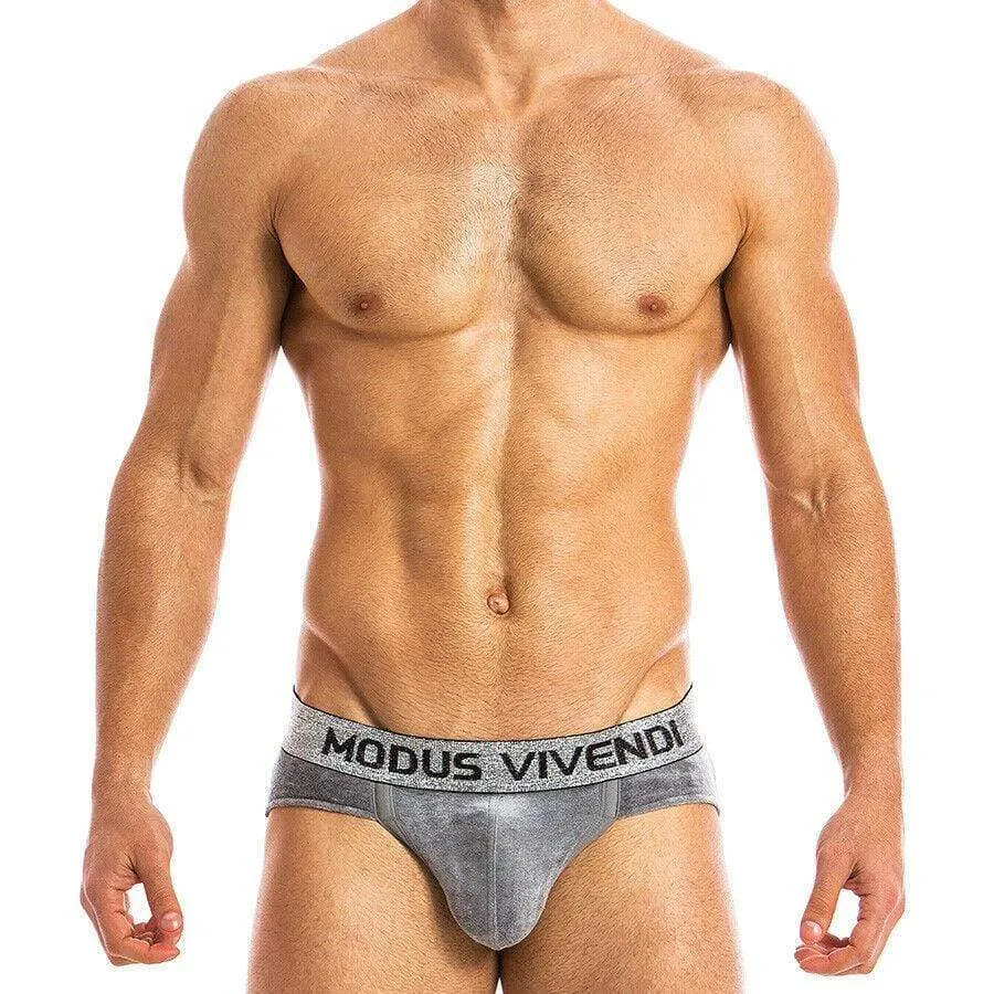 Modus Vivendi Jockstrap X-LUX Velvet Jocks MicroModal Grey 19811 B47