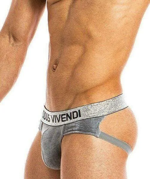 Modus Vivendi Jockstrap X-LUX Velvet Jocks MicroModal Grey 19811 B47