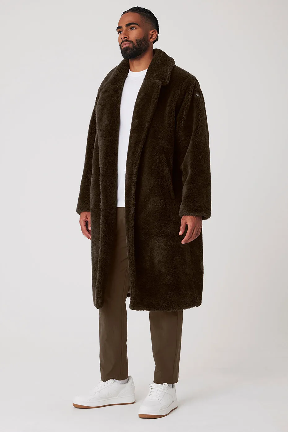 Oversized Sherpa Trench - Espresso