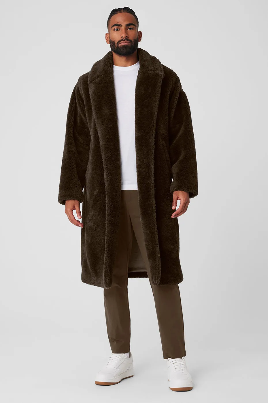 Oversized Sherpa Trench - Espresso