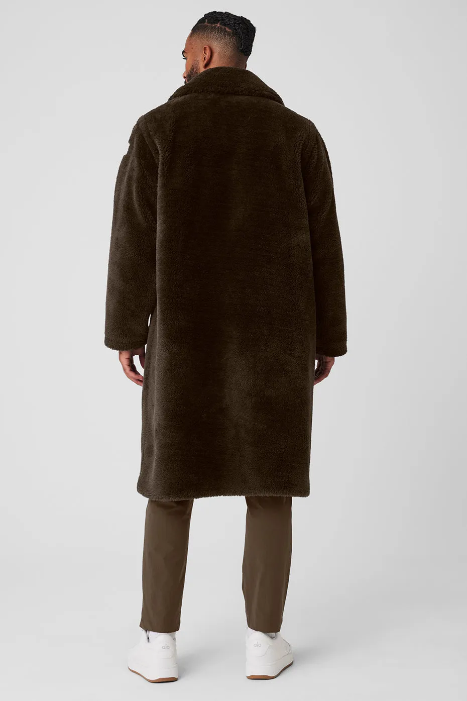 Oversized Sherpa Trench - Espresso