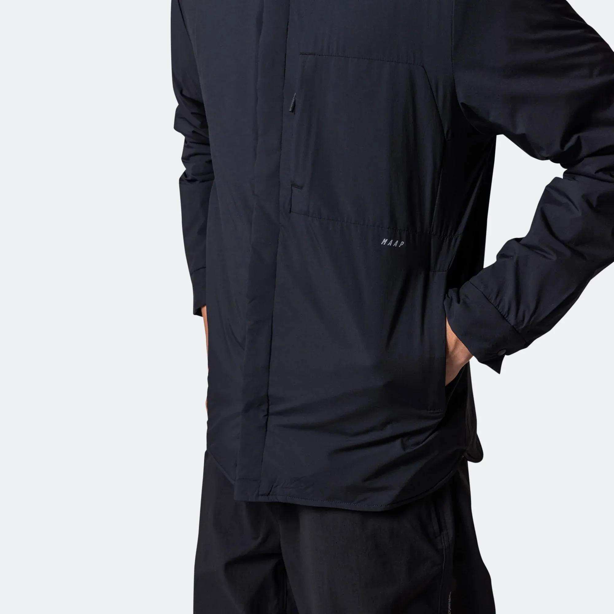 Padded Overshirt - Black