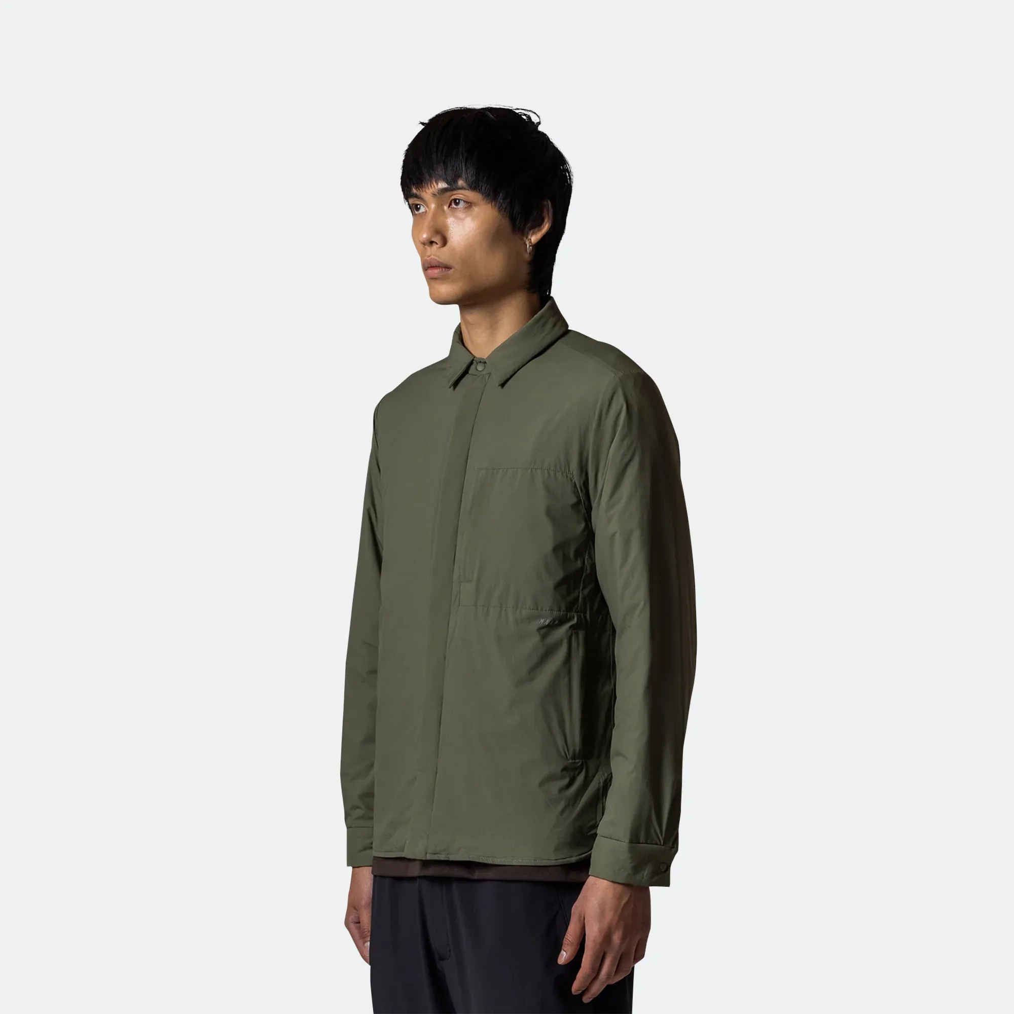 Padded Overshirt - Light Moss